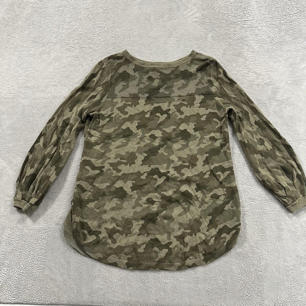 Caslon Shirt Women S Camo Long Sleeve Green